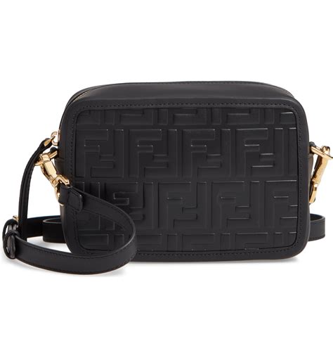 fendi mini logo embossed calfskin leather camera bag main|Women's Luxury Mini Bags & Designer Micro Bags .